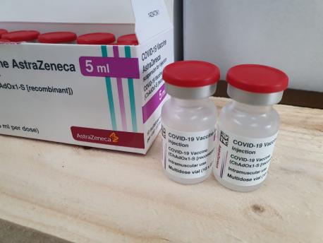 Viales vacunes Vaxzevria d'AstraZeneca