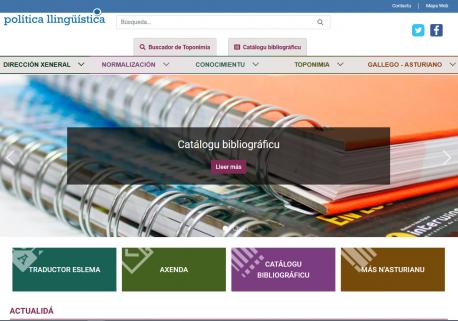 Web nueva Política Llingüística