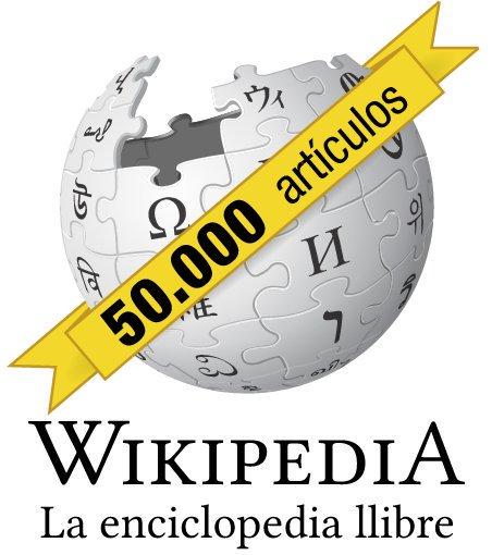 Wikipedia 50.000 artículos