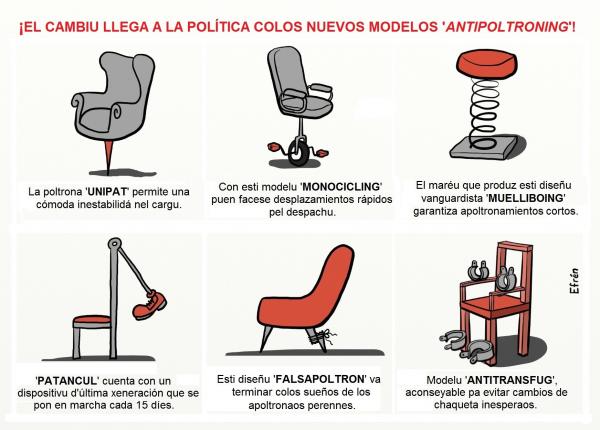 Diseños 'ANTIPOLTRONING'