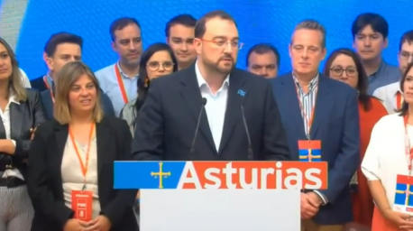 Adrián Barbón intervención 28-M