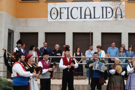 Aitor García Corte, Berta Piñán, Adrián Barbón y Antón García XXVI Fiesta de la Oficialidá 25 años