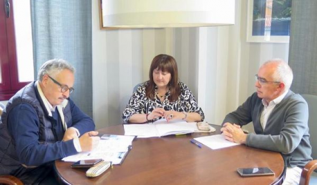 Alain Fernández, Amelia Fernández López y Antón García trabayu II Reguerada Fest