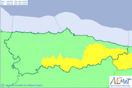 Abril da los sos últimos pasos con fríu y nieve