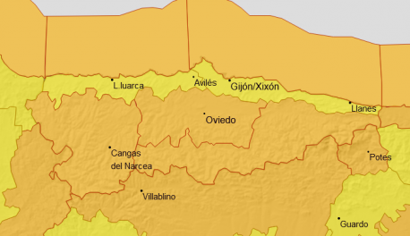 Alertes AEMET 17 de xineru