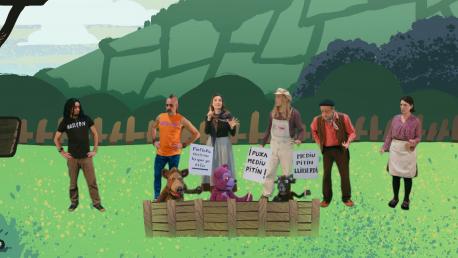 'Animalada Xabaz' personaxes