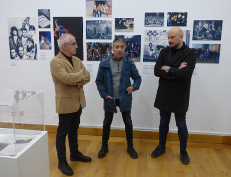 Antón García, Xune Elipe y Miguel Barrero esposición Dixebra XXXV