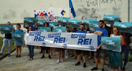 Marcha y concentración en Cangues pal 8 Setiembre