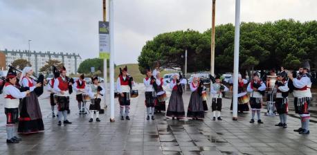 Banda Gaites Villa de Xixón nel II Cultura Peatonal