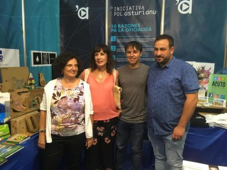 Berta Piñán, María Luz Pontón, Iván Llera y Inaciu Galán 