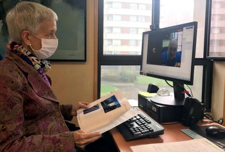 Carmen Suárez Suárez aconceyamientu telemáticu con César Álvarez (A Veiga)