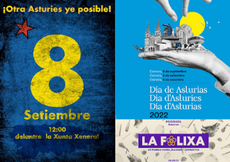 Cartelos Día d'Asturies