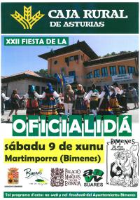 La XXII Fiesta de la Oficialidá en Bimenes adelántase a esti sábadu