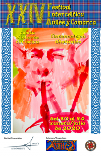 Cartelu XXIV Festival Intercélticu d'Avilés y Comarca