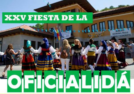 Cartelu XXV Fiesta de la Oficialidá