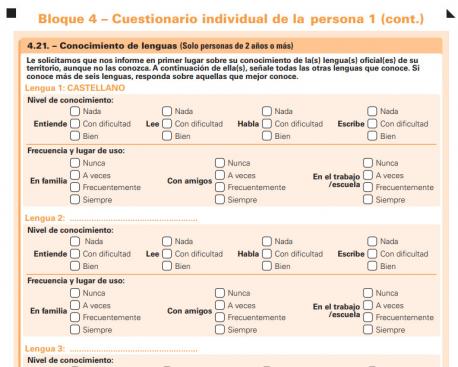 Cuestionariu INE asturianu