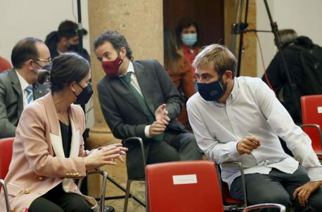 Dolores Carcedo y Daniel Ripa actu conmemorativu 25 de mayu
