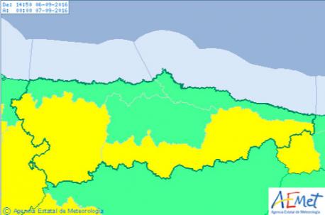 Asturies ta n'alerta mariella por altes temperatures