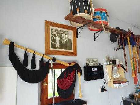 Gaites espuestes nun taller