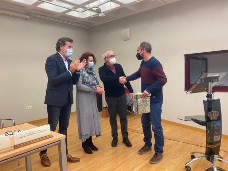 Gonzalo Asenjo, Cecilia Pérez Sánchez, Antón García y Alberto Castro Gión I Premio Quiastolita