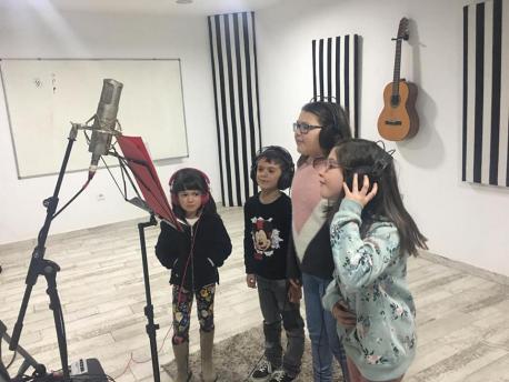 Grabación del villancicu 'En Llaviana quiero tar'