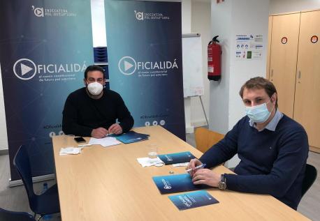 Inaciu Galán y Adrián Pumares