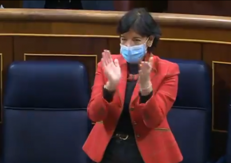 Isabel Celaá aprobación Congresu LOMLOE