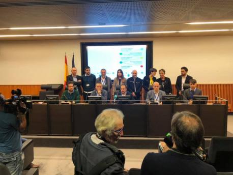 Iván Llera nel Congresu llectura de manifiestu ‘Pluralidá llingüística: llibertá, igualdá y democracia’