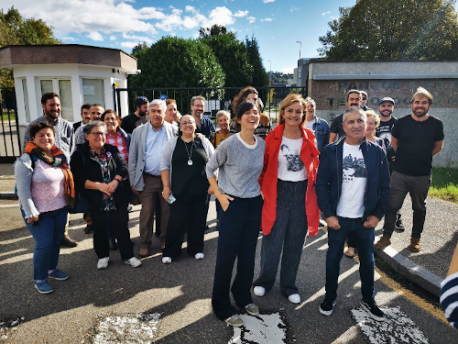 Laura Tuero, Cova Tomé y Xune Elipe presentación candidatura Somos Asturies