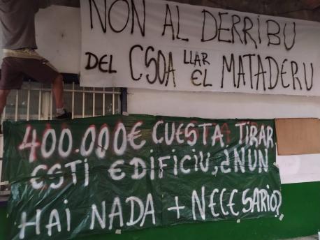 Llar El Mataderu protestes