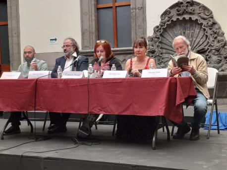 María Esther García López na inauguración del Primer Encuentro de Poetas Iberoamericanos