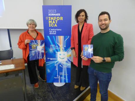 María Xosé Rodríguez López, Ana Montserrat López Moro y Aitor Martínez Valdajos presentación 'L'astu