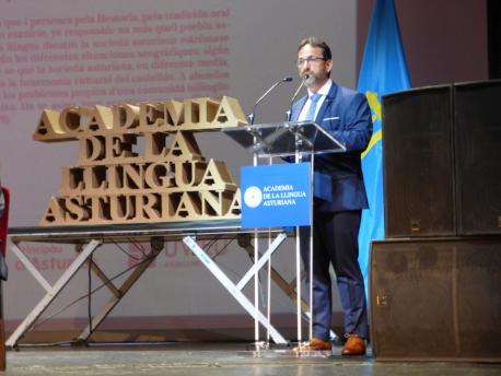 Pablo Rodríguez Medina nel XLV Día de les Lletres Asturianes