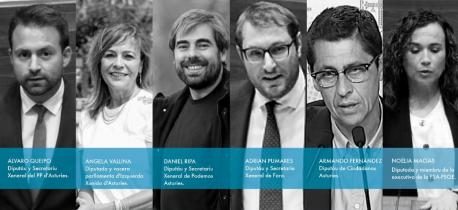 Participantes alderique ‘L’asturianu énte la reforma del Estatutu, construyendo’l futuru del idioma’