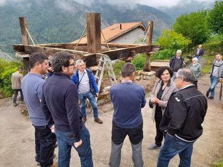 Restauración horru d'El Pedrosu