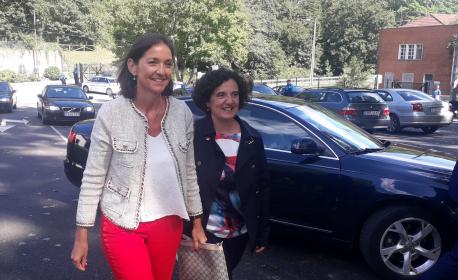 Reyes Maroto y Berta Piñán