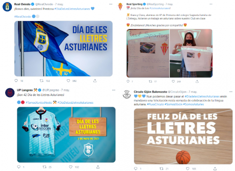 Tweets XLII Día de les Lletres Asturianes
