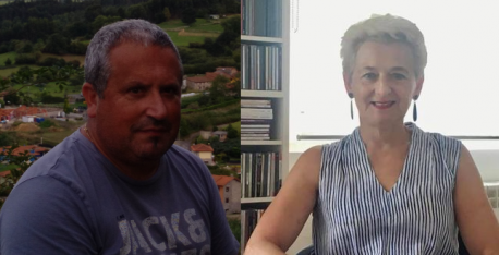 Xandru Martino y Pilar Rubiera