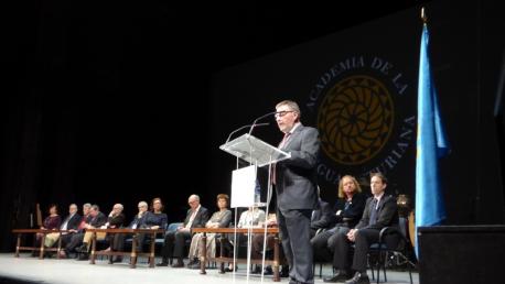 Xosé Antón González Riaño discursu institucional del XL Día de les Lletres Asturianes