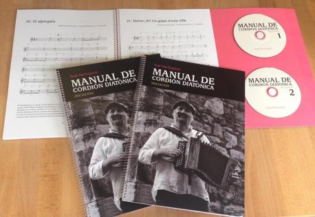 “Esti manual permite tocar la cordión diatónica dende’l primer día”, asegura Expósito