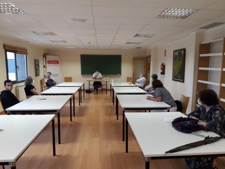 Xurde Fernández nos Talleres de Llectura n'Asturianu de Corvera