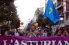 Manifestación nel Día de les Lletres Asturianes (08/05/18)